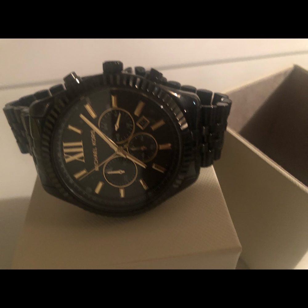 COPY - Michael Kors Lexington Chronograph Stainless Steel Watch BRAND NEW